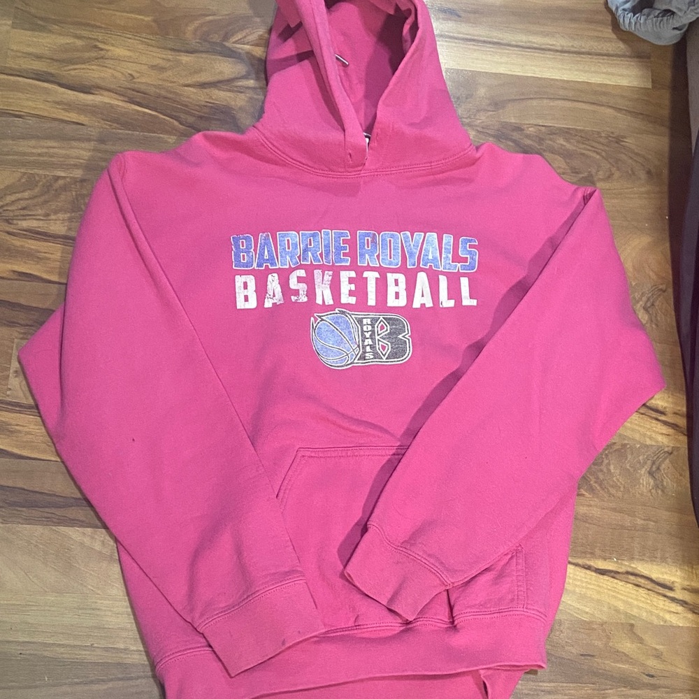 Pink Barrie Royals Basketball Hoodie